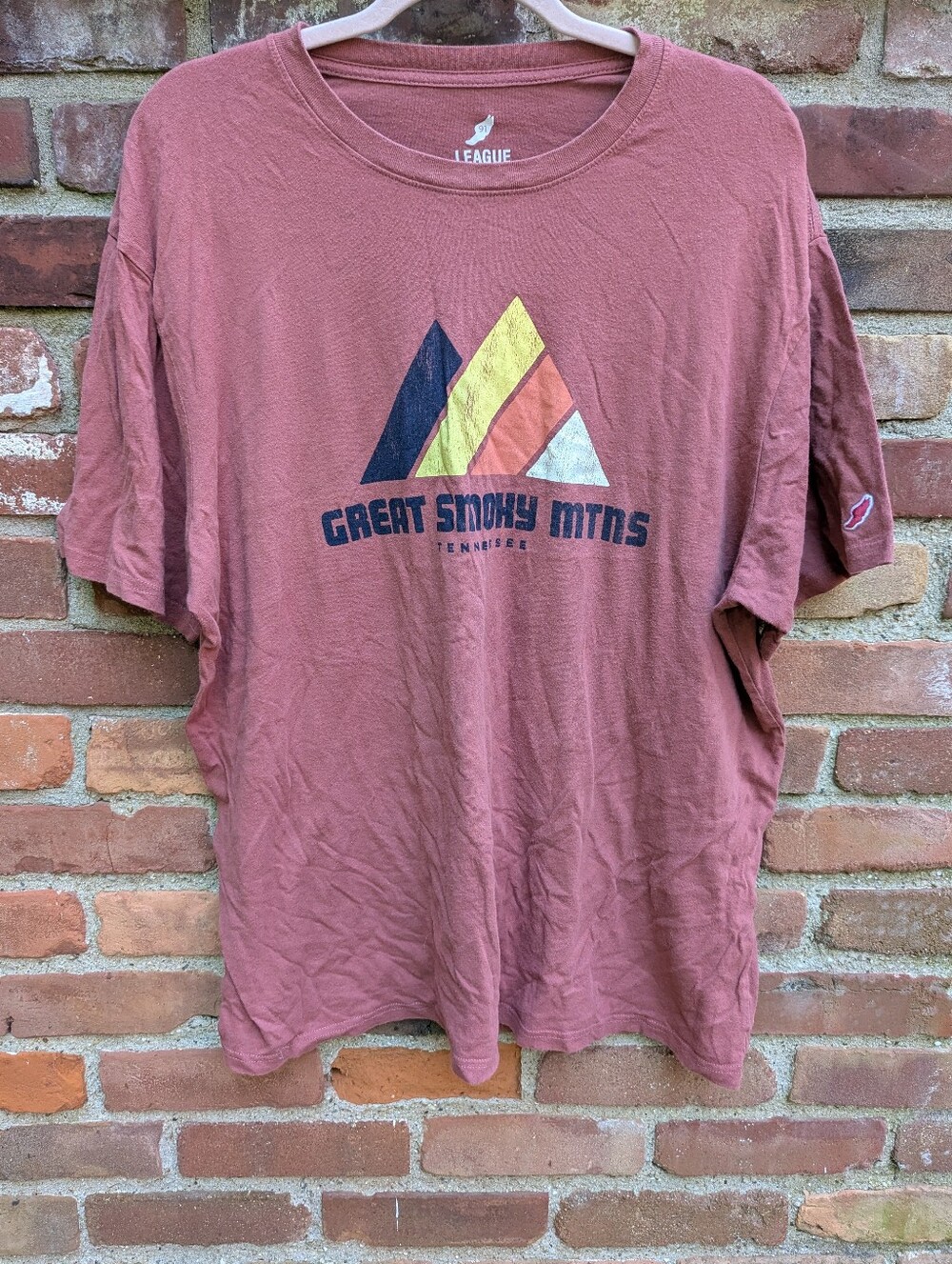 91 League Great Smoky Mountain T-shirt Men's Size 2X